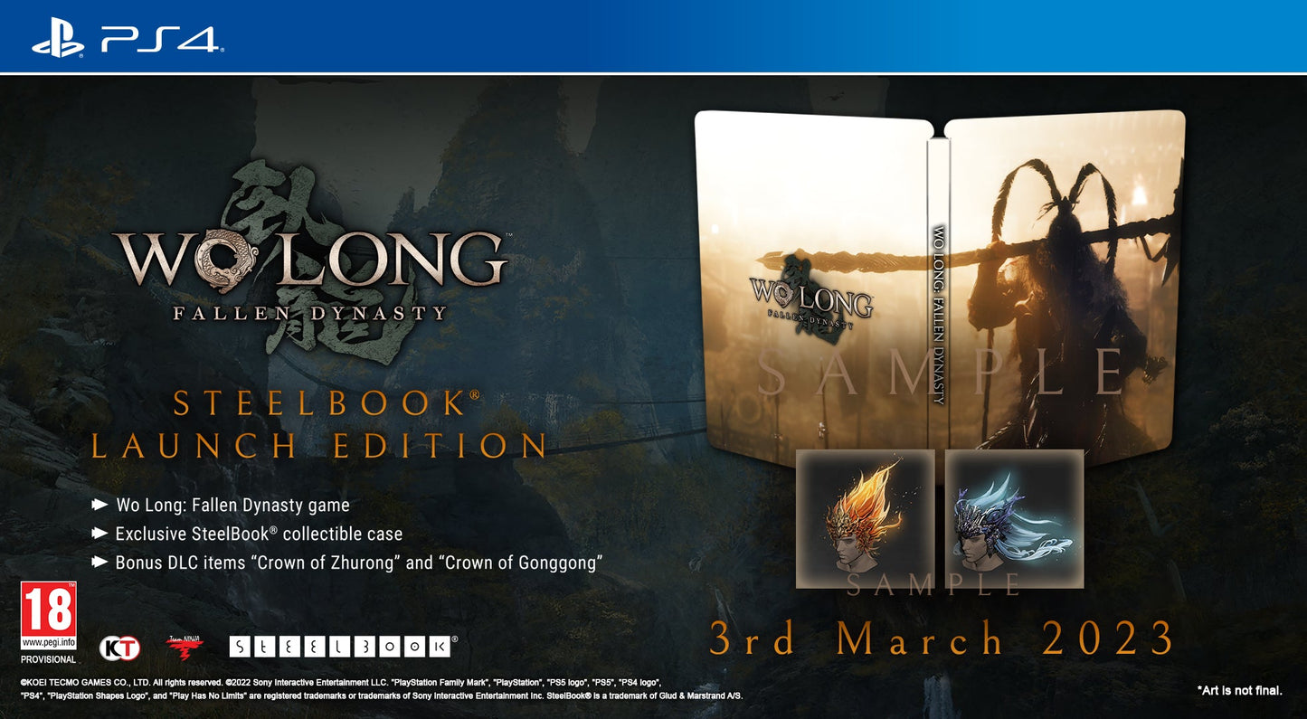 Wo Long: Fallen Dynasty - SteelBook® Launch Edition - PlayStation®4